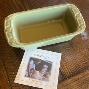 Longaberger small loaf dish